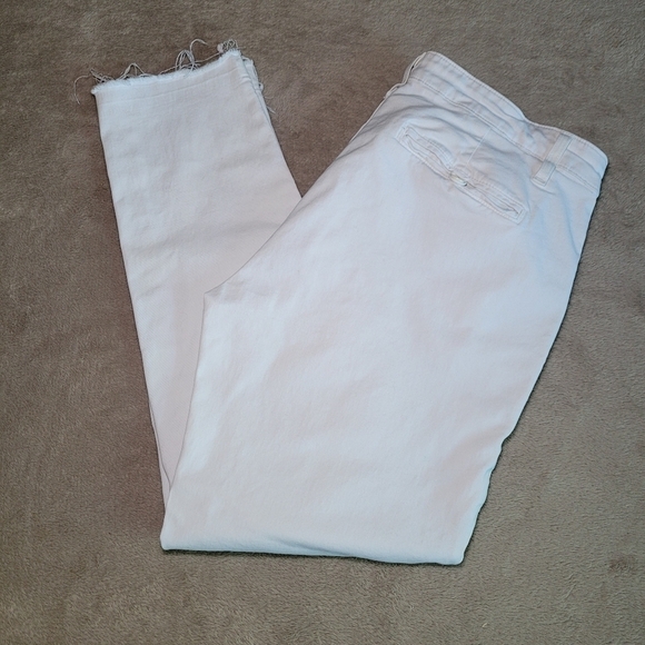 AG Adriano Goldschmied The Tristan White Distressed Tailored Trousers size 28 - Picture 2 of 13